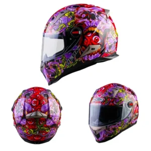 NENKİ FULL FACE KASK ŞEFFAF VİZÖR MODEL