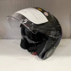 KASK CRN 620 AİR ÇENESİZ MAT SİYAH/MAVİ